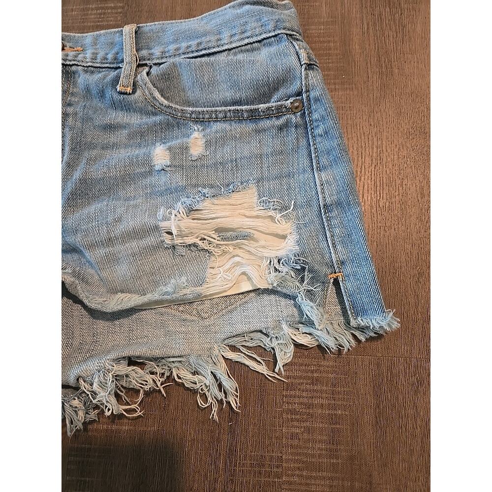 Abercrombie & Fitch Jeans Cut Off Sz 29 8 - Picture 3 of 12